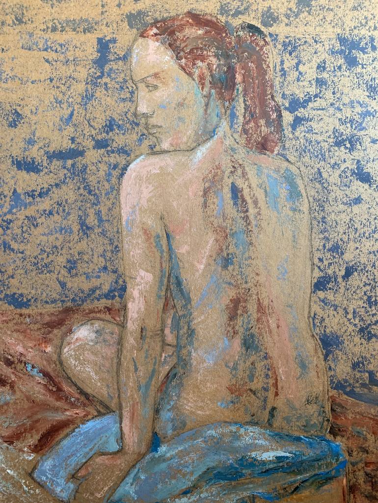 Original Nude Painting by Liliana Miguel Sanz