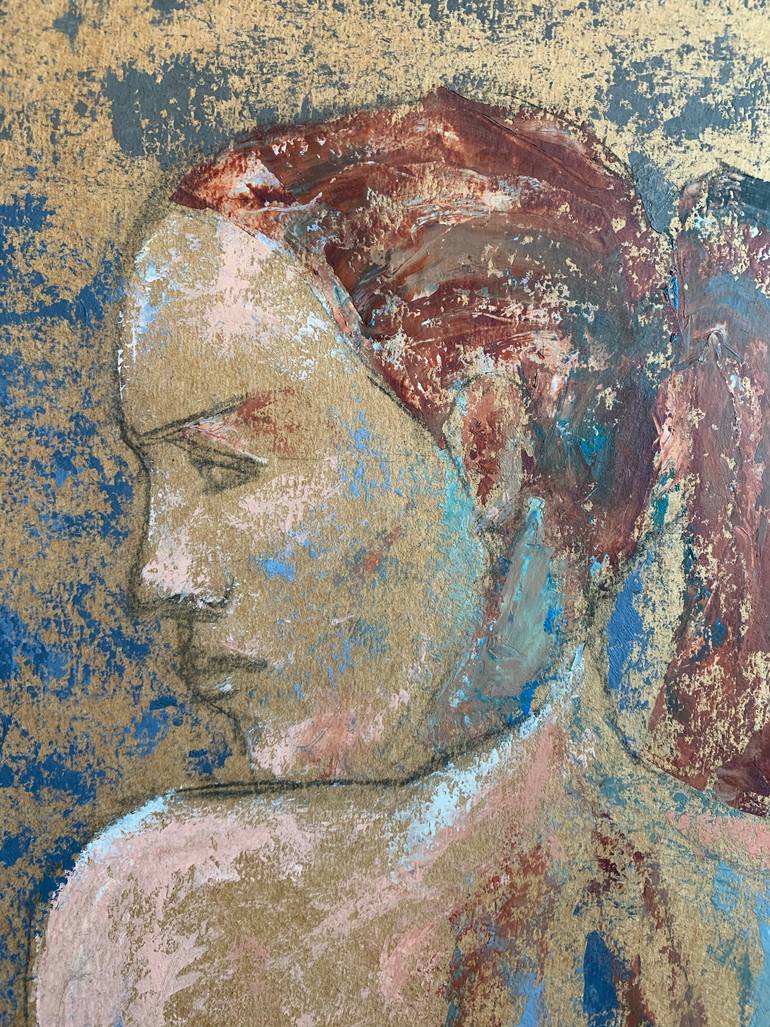 Original Figurative Nude Painting by Liliana Miguel Sanz