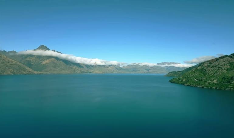 Original Nature Photography by Ranto N | Digital Art Art on Paper | The Fabulous of Lake Wakatipu in the morning. New Zealand.