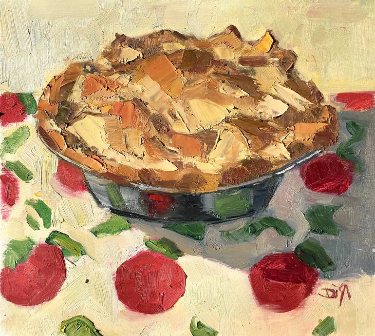 Apple Pie Painting by Amy DiGi Saatchi Art