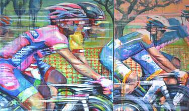 Print of Expressionism Bike Paintings by Jacky Murtaugh