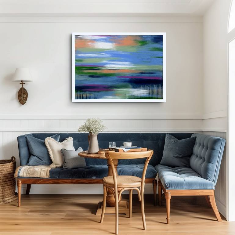 Original Abstract Landscape Painting by Natalia Shardakova