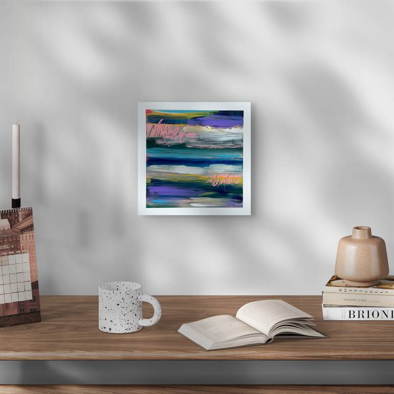 Original Abstract Expressionism Landscape Painting by Natalia Shardakova