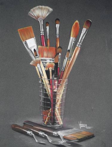 Print of Photorealism Still Life Drawings by Veri Apriyatno