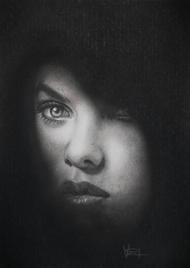 Original Photorealism Women Drawings by Veri Apriyatno