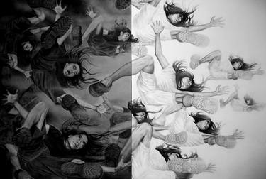 Print of Realism Nude Drawings by Veri Apriyatno