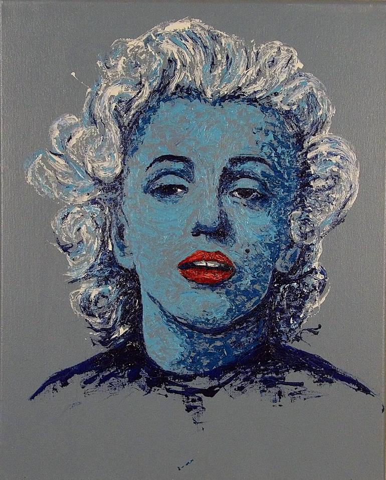 Original Famous Painting by Ben Terry  Contemporary Art on Canvas  Marilyn Monroe
