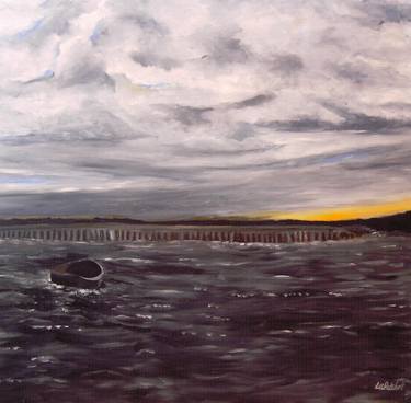 Original Impressionism Nature Painting by Linda-Ann Patchett