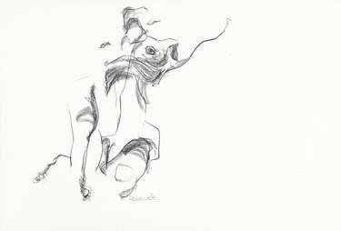 Original Nude Drawing by Anand Mahajani