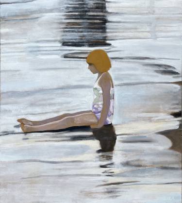 Print of Contemporary Beach Paintings by June Sira