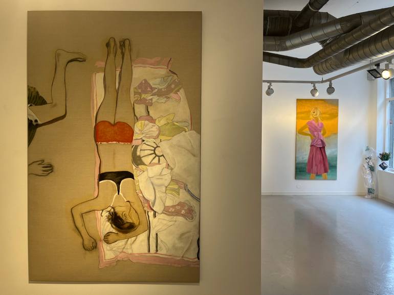 Original Contemporary People Painting by June Sira