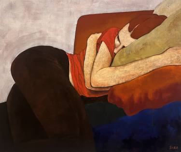 Original Contemporary People Painting by June Sira