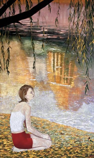 Original Contemporary Nature Painting by June Sira
