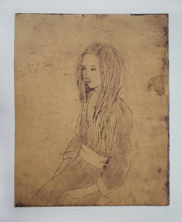 Dreads 1. Etching. Limited edition of 1/ 25.Printed by the artist. thumb