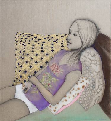 Print of Figurative People Paintings by June Sira