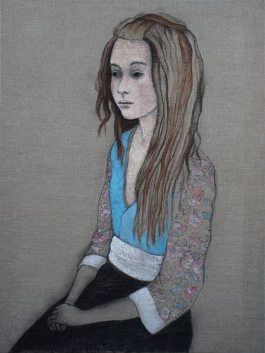 Print of Portrait Paintings by June Sira