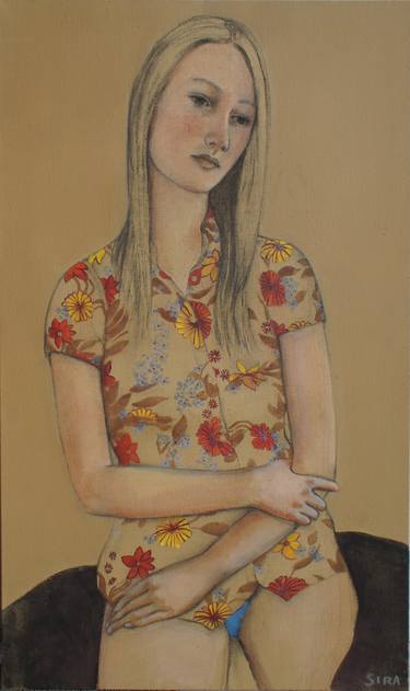 Print of Figurative People Paintings by June Sira