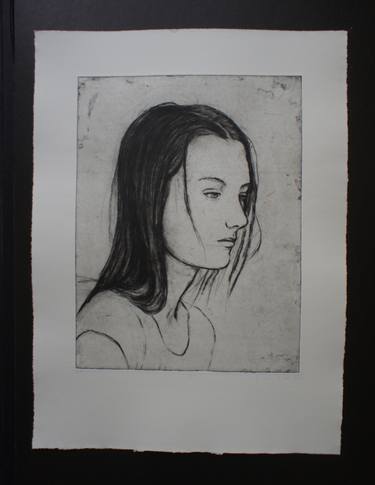 Print of Portrait Printmaking by June Sira