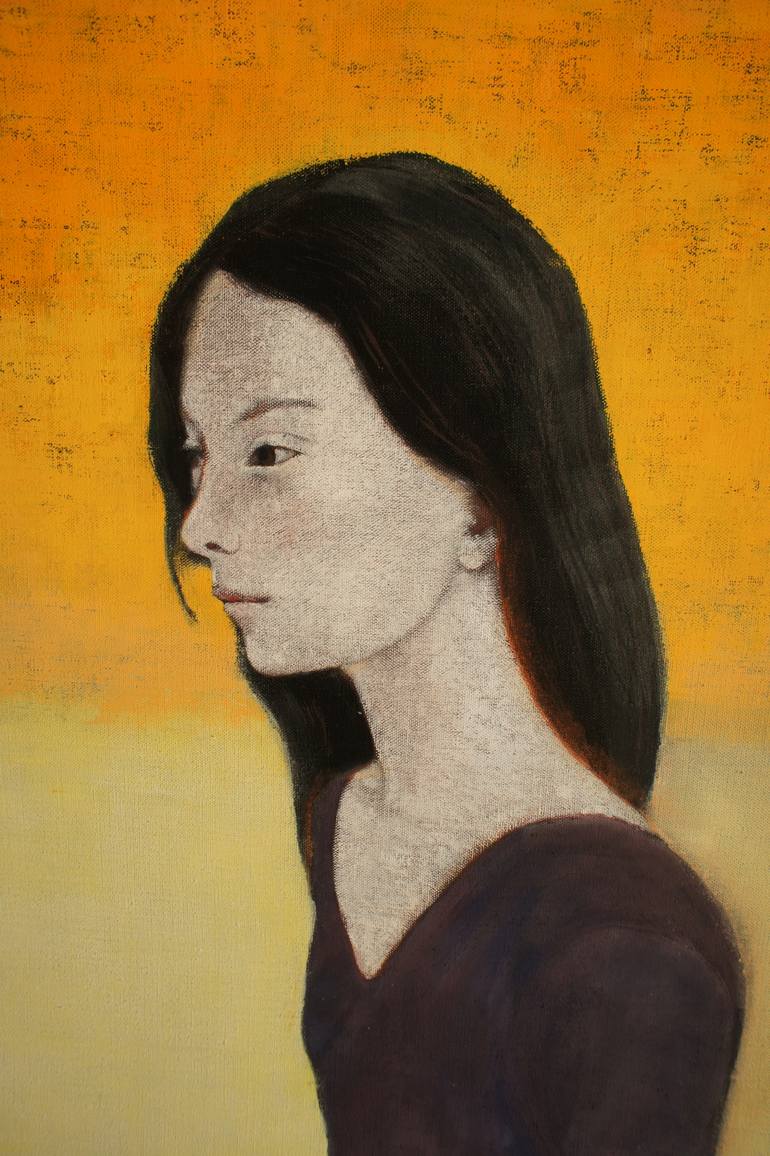 Original Figurative People Painting by June Sira