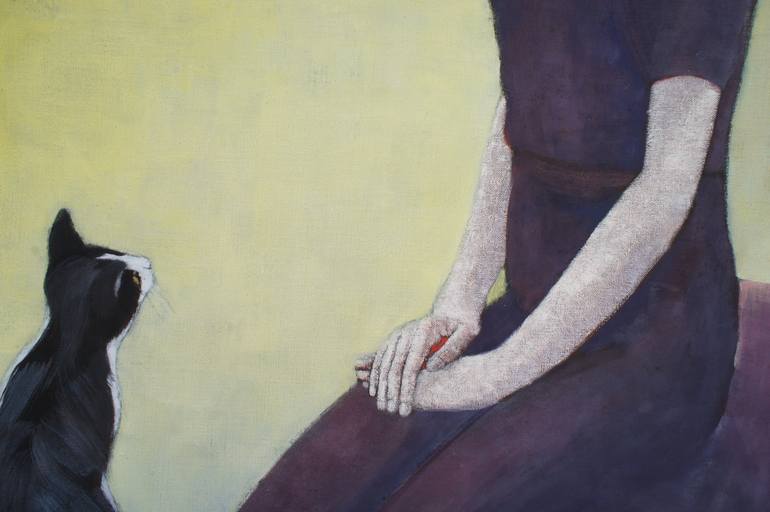 Original Figurative People Painting by June Sira