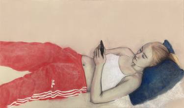 Print of Figurative People Paintings by June Sira
