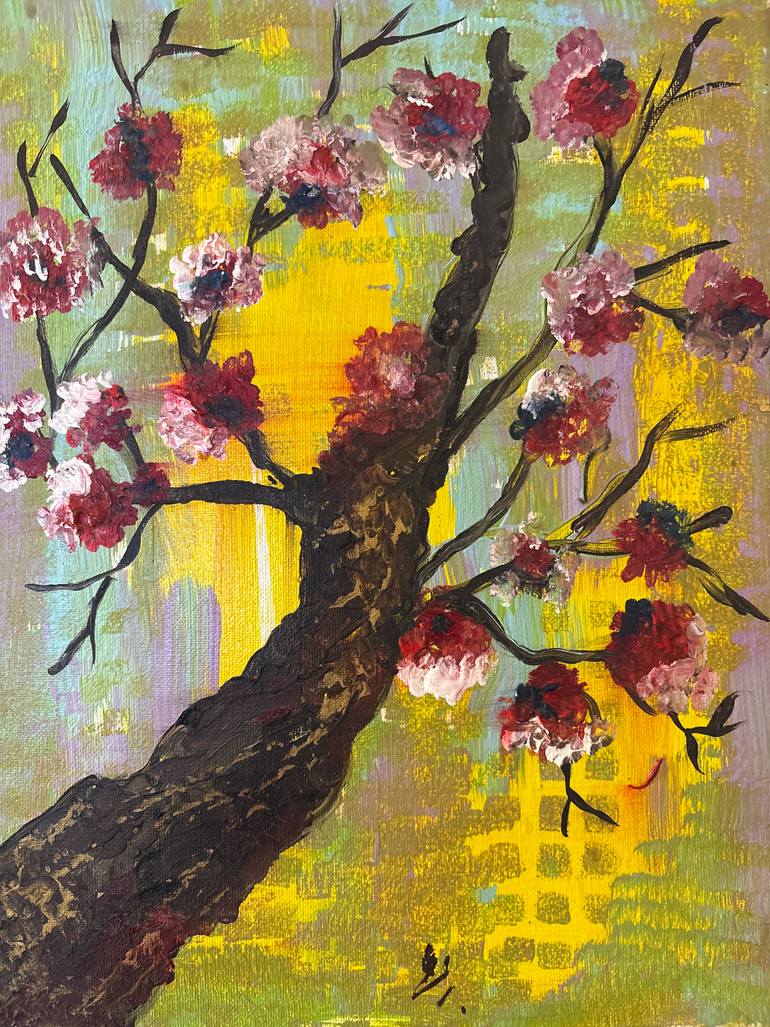 Original Abstract Mixed Media by Kuheli Bhattacharya | Abstract Expressionism Art on Canvas | Colors of the Soul