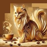 Morning Tranquility: The Paper Cat by Tracy Fetter