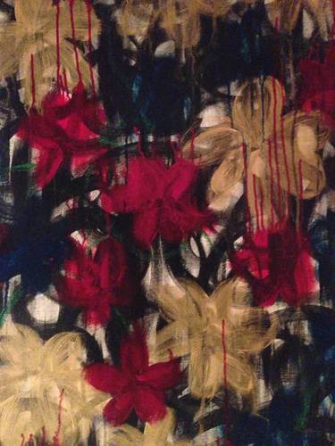 Original Floral Paintings by Tracy Fetter