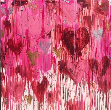 Original Abstract Love Paintings by Tracy Fetter