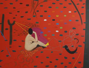 Original Abstract Painting by Justyna Kabala