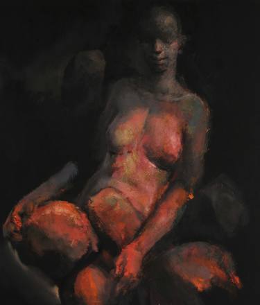 Original Surrealism Nude Paintings by Nurettin Erkan