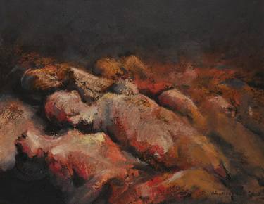 Original Surrealism Nude Paintings by Nurettin Erkan