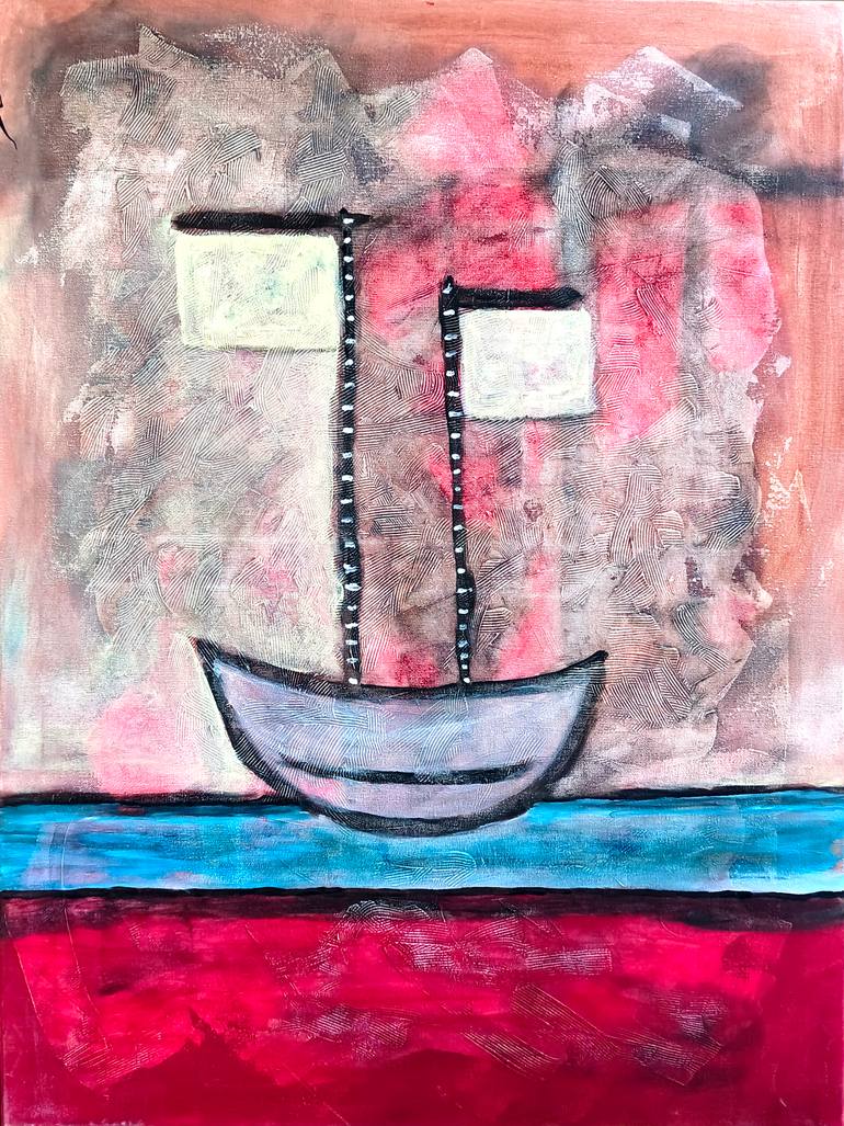6/2026 Behind what you see, there's a smile Original Painting by rolf bruns