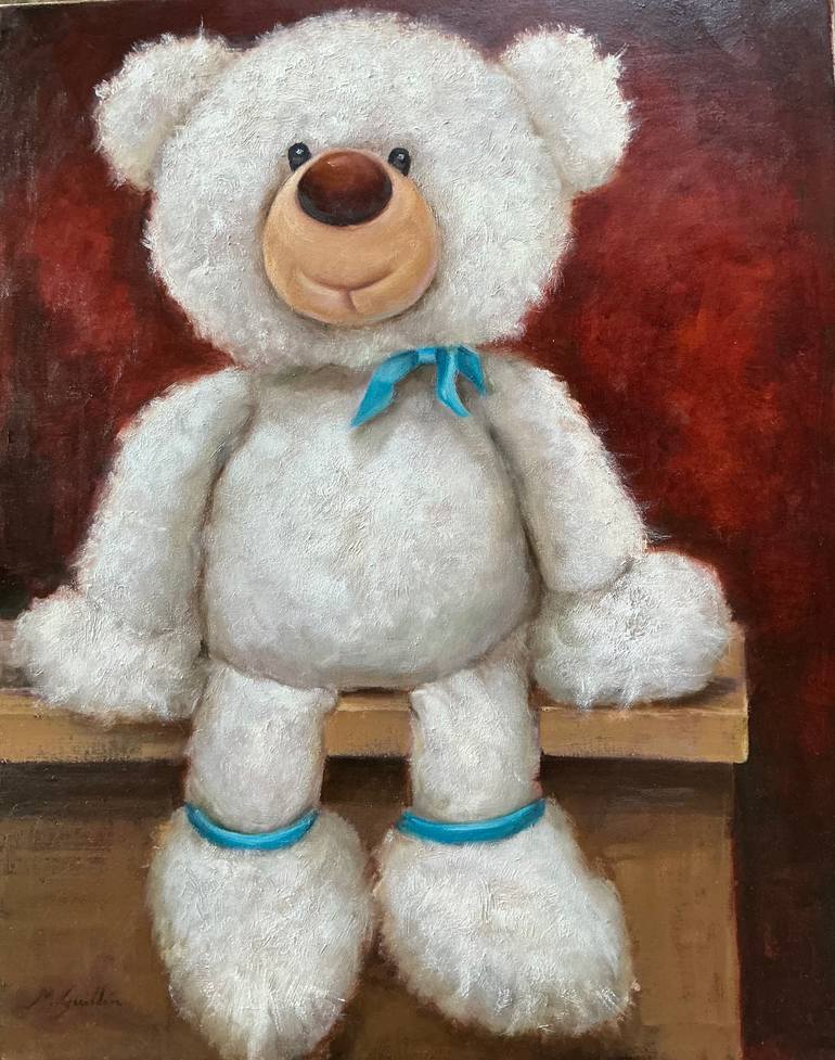Original Animal Painting by Mayra Abde | Realism Art on Canvas | The Little Guardian