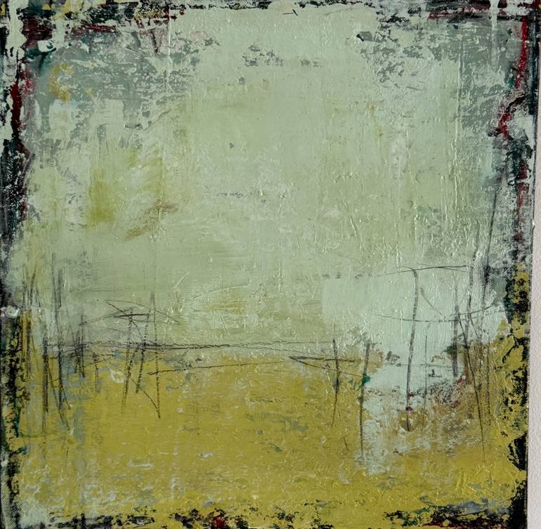 Original Abstract Painting by Paula Young | Abstract Expressionism Art on Canvas | At The Lake