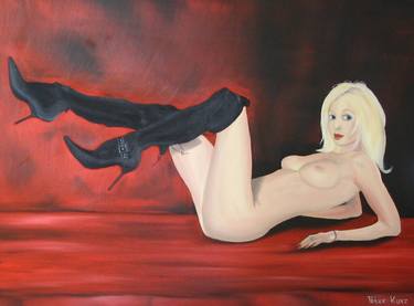 Original Erotic Painting by Peter  Kunz