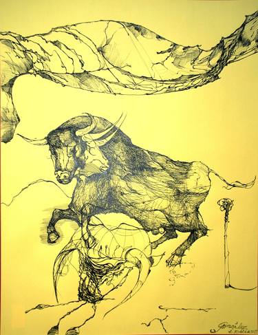 Original Realism Animal Drawings by Enrique Gonzalez