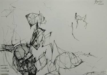 Original Figurative Places Drawings by Enrique Gonzalez