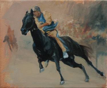 Original Modern Horse Paintings by Zil Hoque