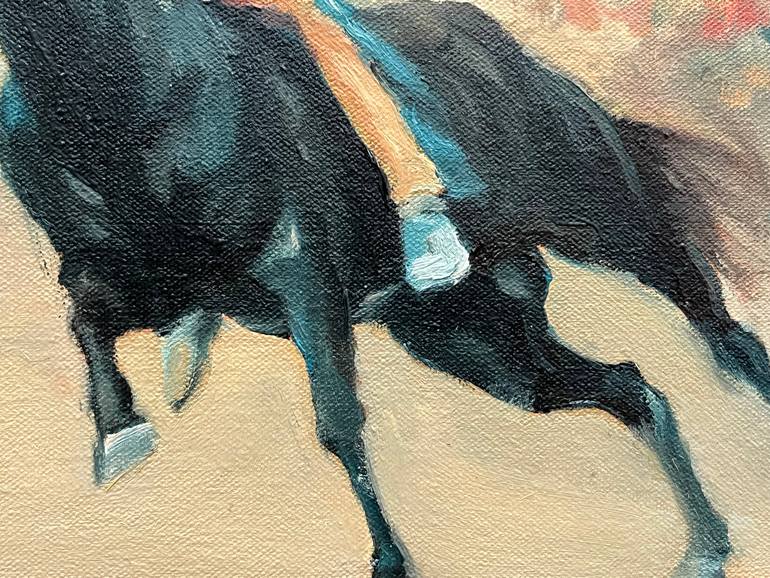 Original Contemporary Horse Painting by Zil Hoque