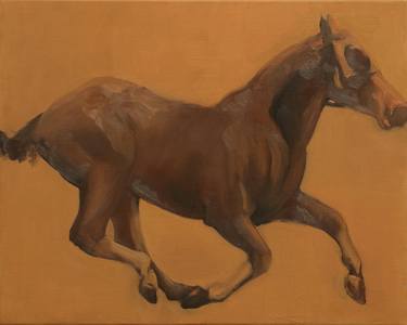 Original Contemporary Horse Paintings by Zil Hoque