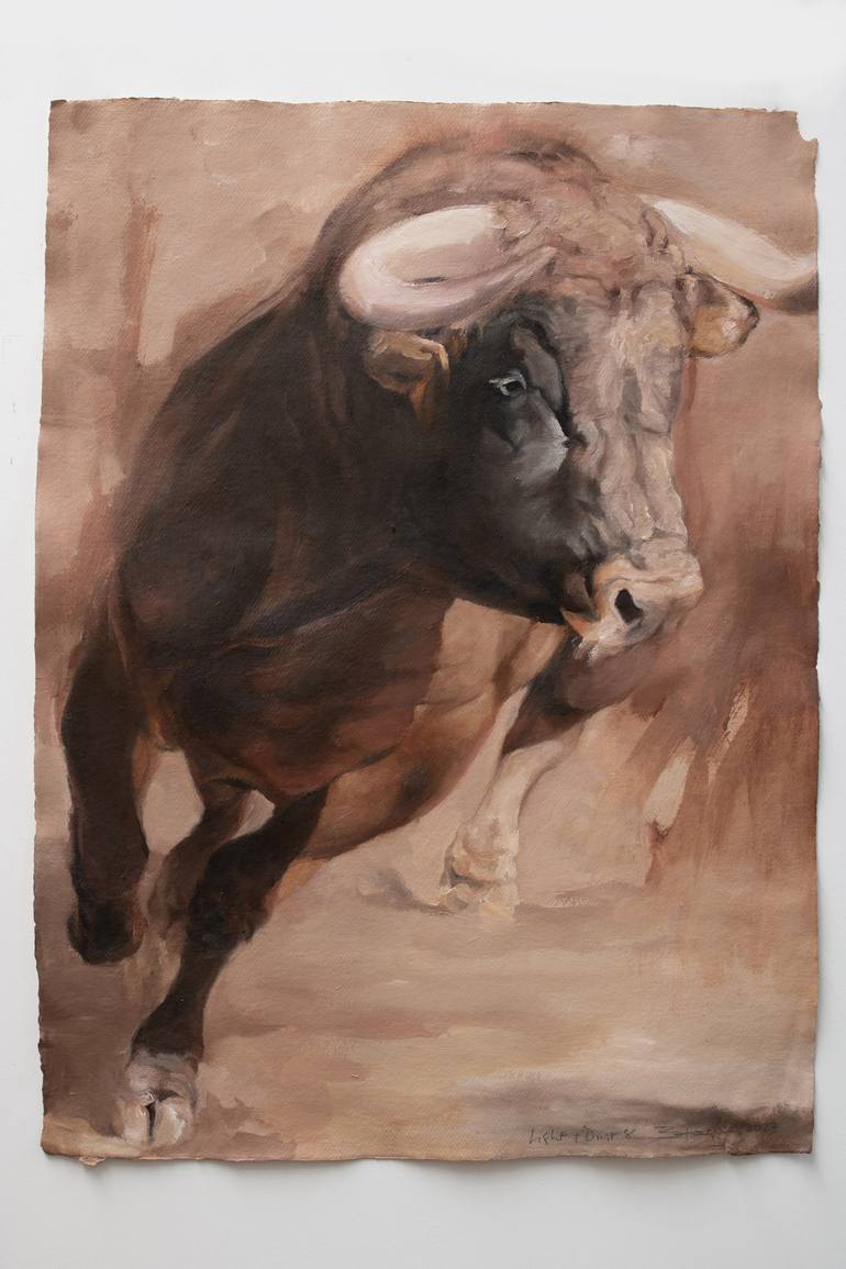 Original Contemporary Animal Painting by Zil Hoque