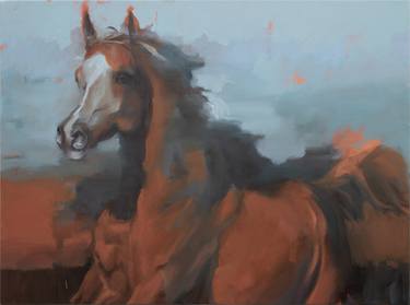 Original Horse Paintings by Zil Hoque