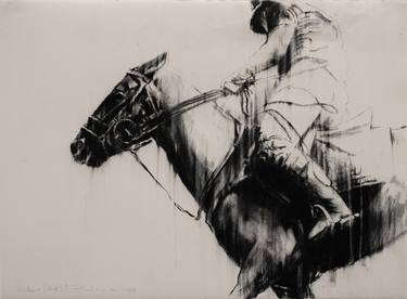 Original Expressionism Horse Drawings by Zil Hoque