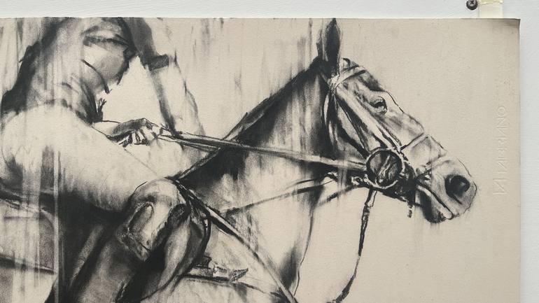 Original Horse Drawing by Zil Hoque