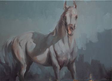 Print of Contemporary Horse Paintings by Zil Hoque