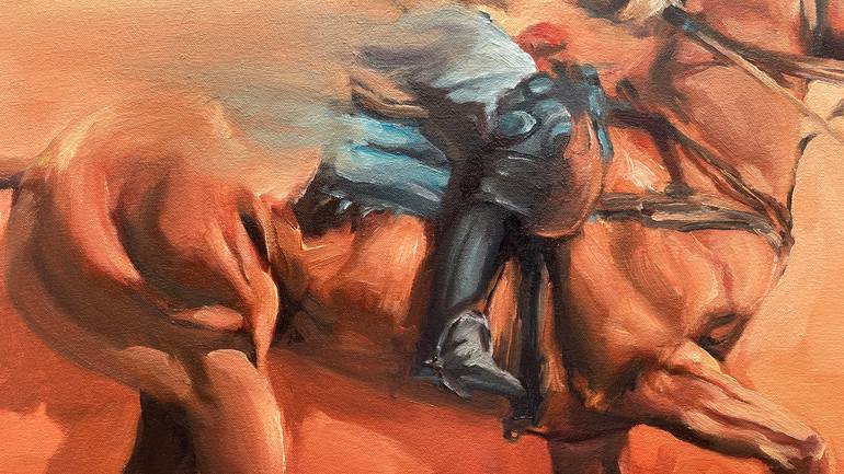 Original Contemporary Horse Painting by Zil Hoque