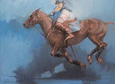 Original Expressionism Horse Paintings by Zil Hoque