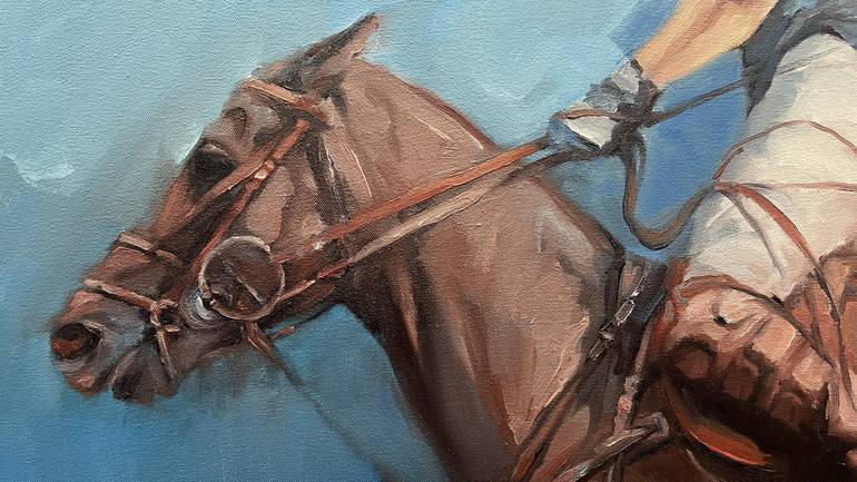 Original Contemporary Horse Painting by Zil Hoque