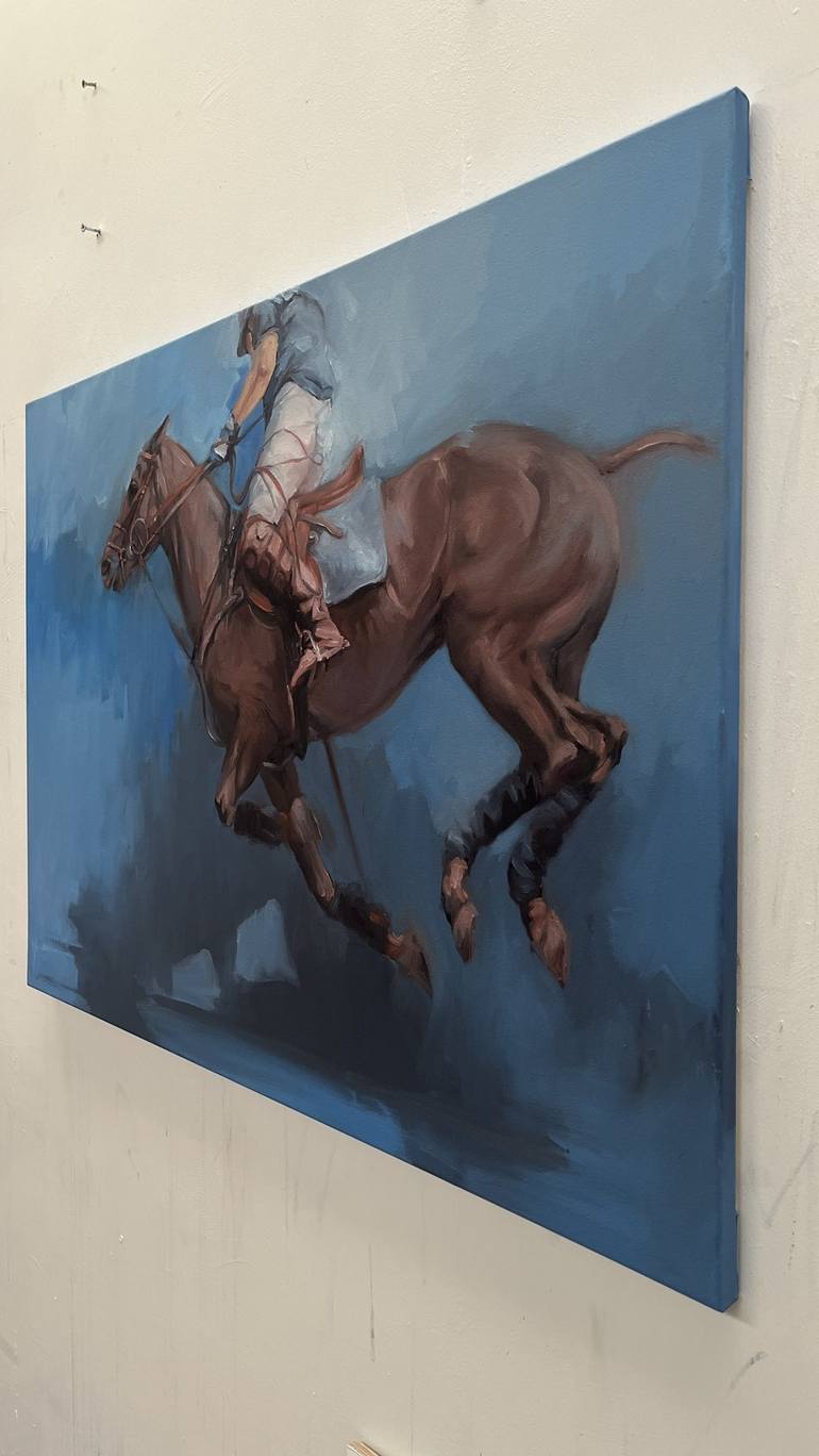 Original Contemporary Horse Painting by Zil Hoque